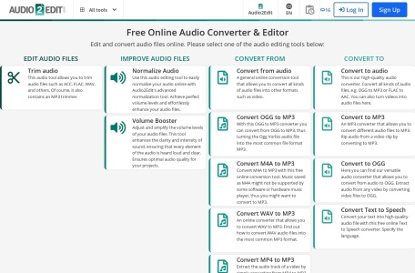 Audio2Edit音频编辑转换